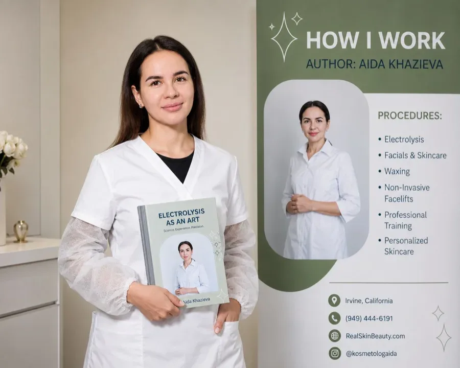 Aida Khazieva electrologist cosmetologist advanced skin technology Irvine CA